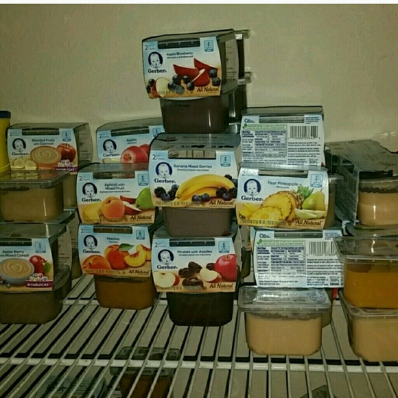 gerber baby food storage