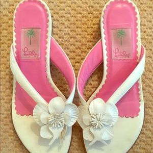 Lilly Pulitzer leather sandals