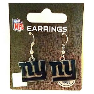 New York Giants Dangle Earrings