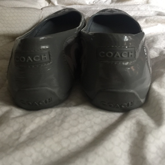 grey COACH flats worn once - Picture 3 of 3