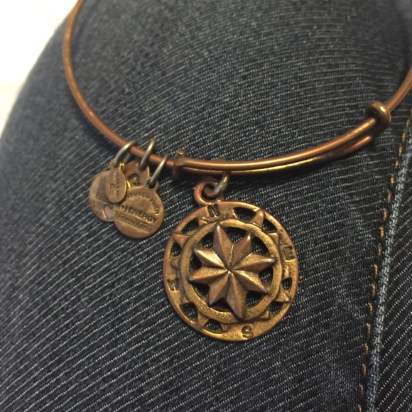 Bronze compass Alex and Ani