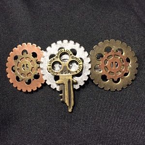 Good Luck Industrial Steampunk and 2 keys