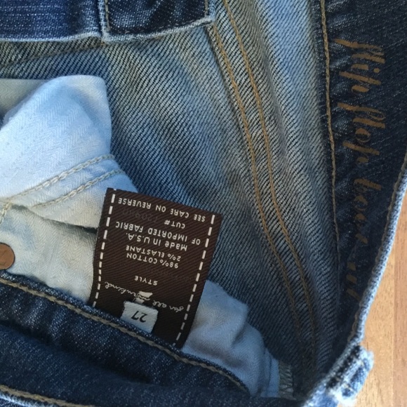 7 for all of mankind bootcut denim jeans size 27 - Picture 4 of 4