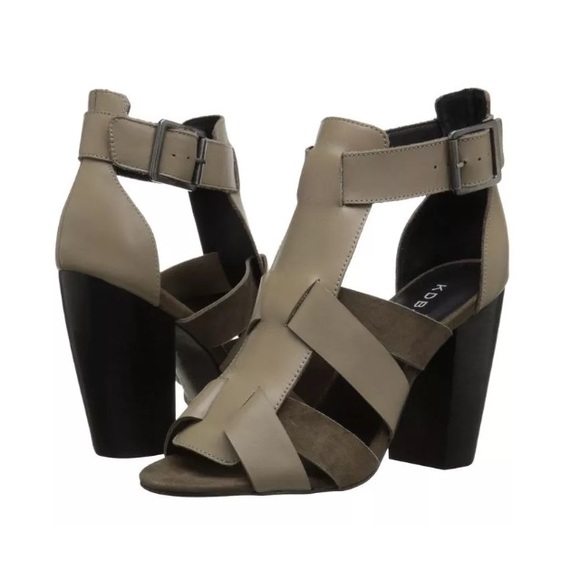 Kelsi Dagger Belle Leather Sandal Heel