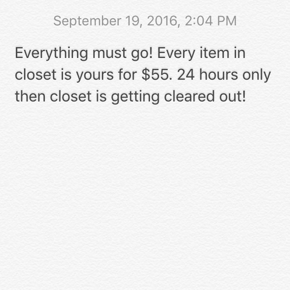 All of the clothes in my closet - Picture 1 of 1