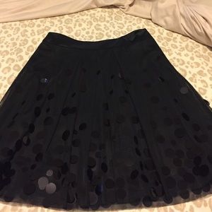 Ann Taylor Black Party Skirt