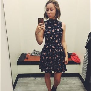 UO Floral skater dress
