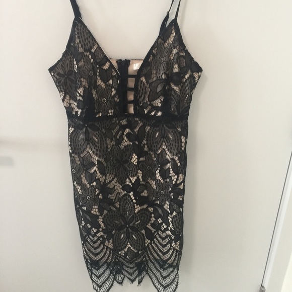 WORN ONCE black lace dress