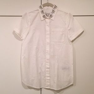 LAST DAY!!! J. Crew shirt w/ embellished collar