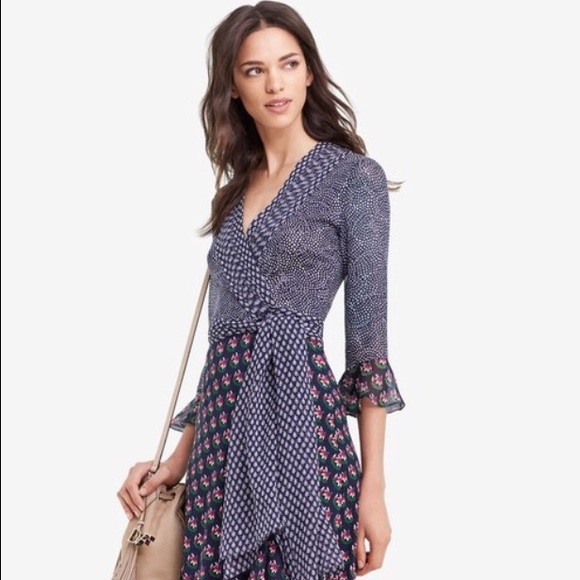 DVF SPRING 2016 Nieves wrap dress.
