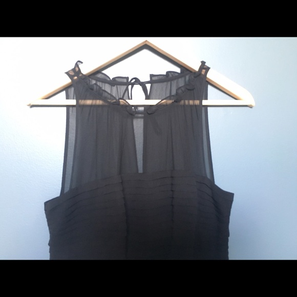 BCBG Flowy Black Dress