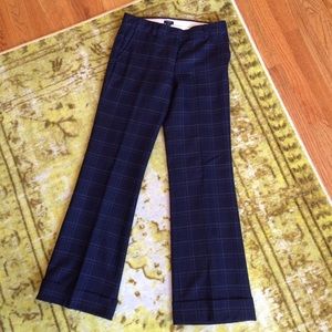 J. Crew City Fit navy wool blend pants
