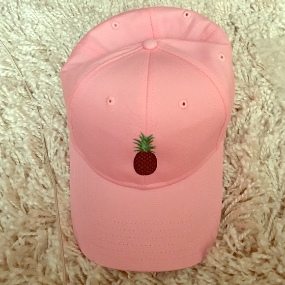Pink pineapple hat