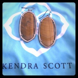 Kendra Scott Danielle's in Tiger Eye
