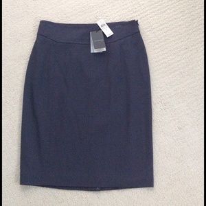NWT Ann Taylor slate grey wool pencil skirt