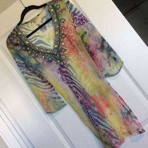 EMBELLISHED Beach Cover Up