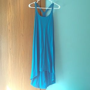 Blue high-low Dress