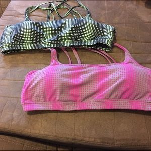 2 Athleta full focus sports bras
