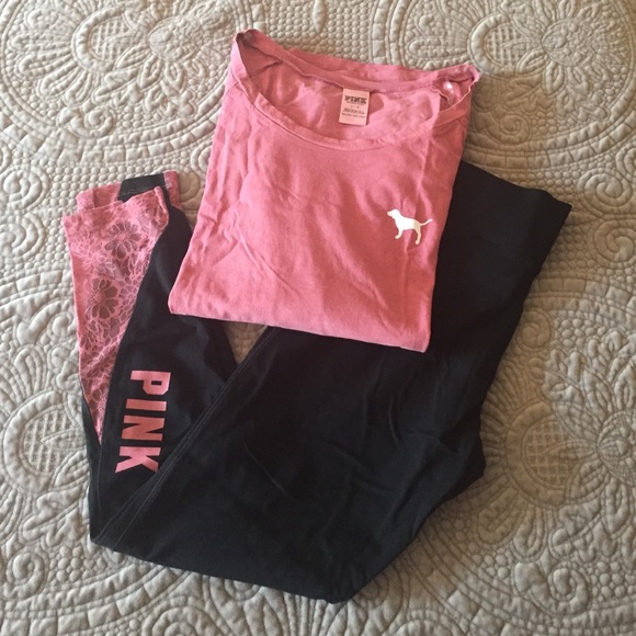 PINK By Victoria's Secret Begonia Top/Bottom Set