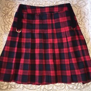 Never worn plaid mini skirt