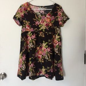 American Apparel Floral Babydoll Dress