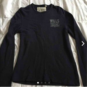 Men's Jack Wills Long Sleeve Shirt. Small.