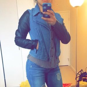 Jean moto jacket
