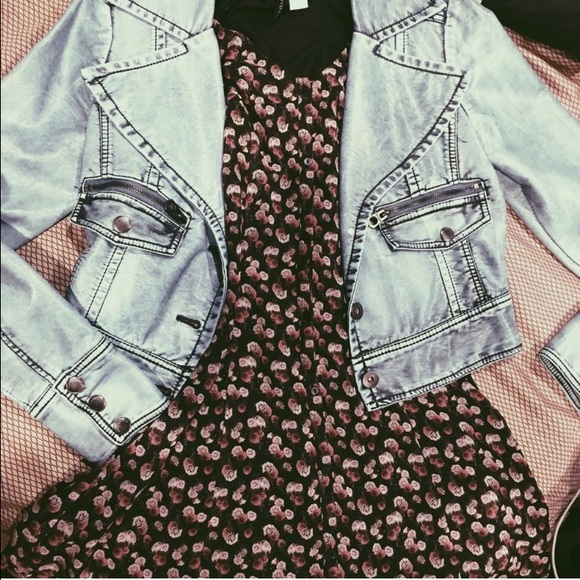 Pastel Blue JouJou Moto Jacket