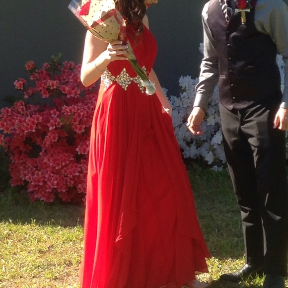 Red dress