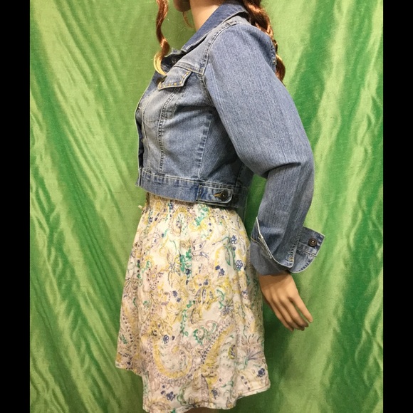 FREEBIRD double layered cotton skirt . FLORAL