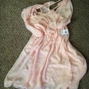 Charlotte Russe pink/blush dress, Size L