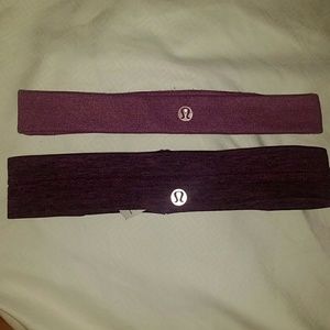SOLD 2 Purple Lulu lemon head bands!