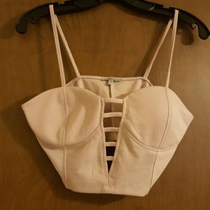 NWT light purple crop top