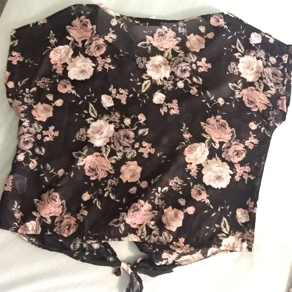 Black sheer shirt - Picture 3 of 4