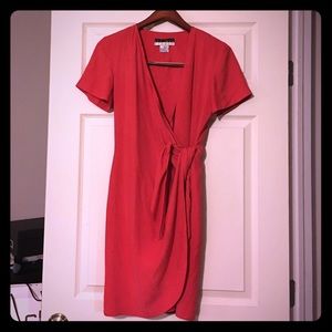 New York Studio Red Silk dress