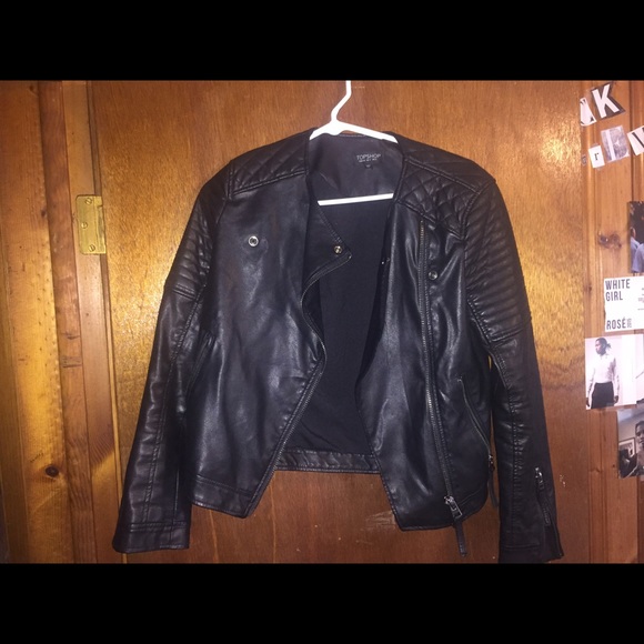 TOPSHOP leather jacket
