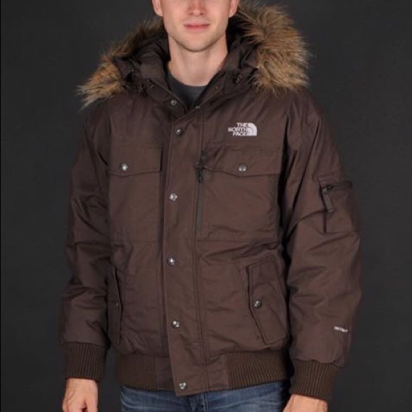 Men's brown North Face jacket