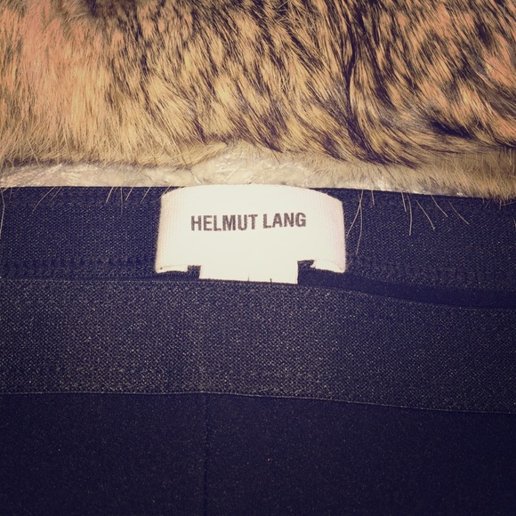 Helmut Lang Black Pants with embellished lining