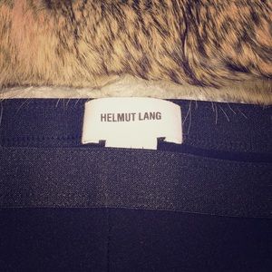 Helmut Lang Black Pants with embellished lining