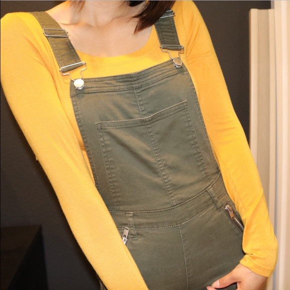 Mustard Yellow Soft Long Sleeve  Top main image 1