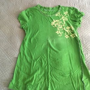 Switch embroidered embellished Tshirt!