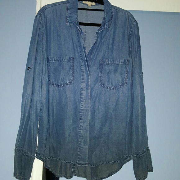 Cute comfy denim top