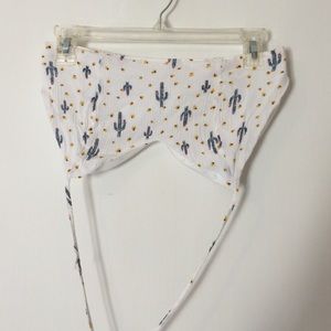 Floral Cactus Halter Top