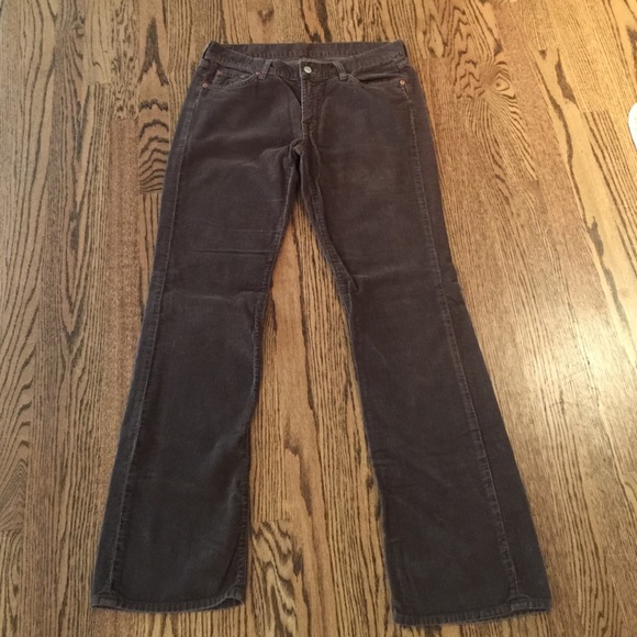 7 for all mankind brown corduroy pants.