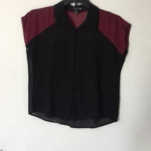 Forever 21 Fleece Button Up