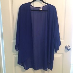 Sheer Blue Coverup