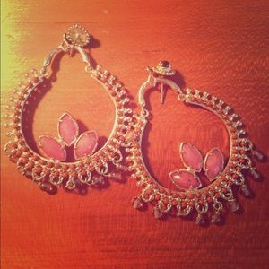 Pink and Orange Kendra Scott earrings!