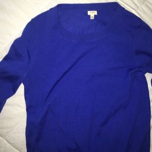 Blue cotton sweater - size extra small NEW