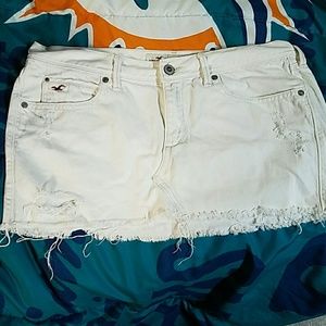Jean mini skirt!