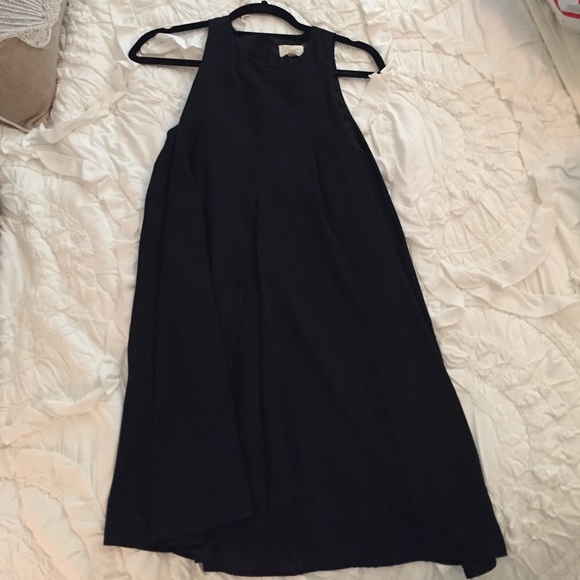 Plain black dress